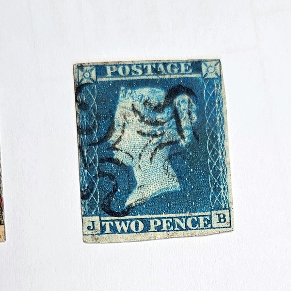 GB 1840 Penny Black Original Briefmarken