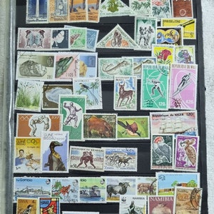 Mix African countries Stamps - 100/200/300 Stamps all different