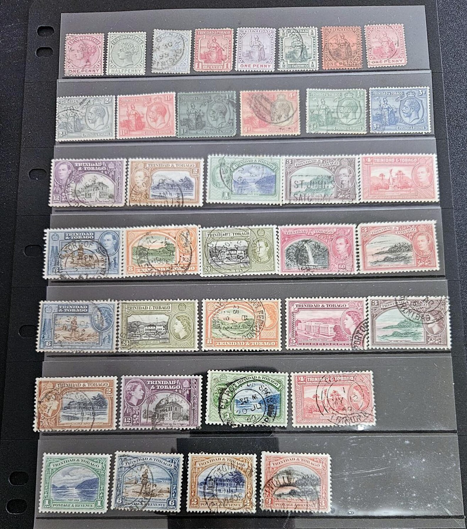 British Commonwealth Vintage Trinidad and Tobago Stamps - Etsy