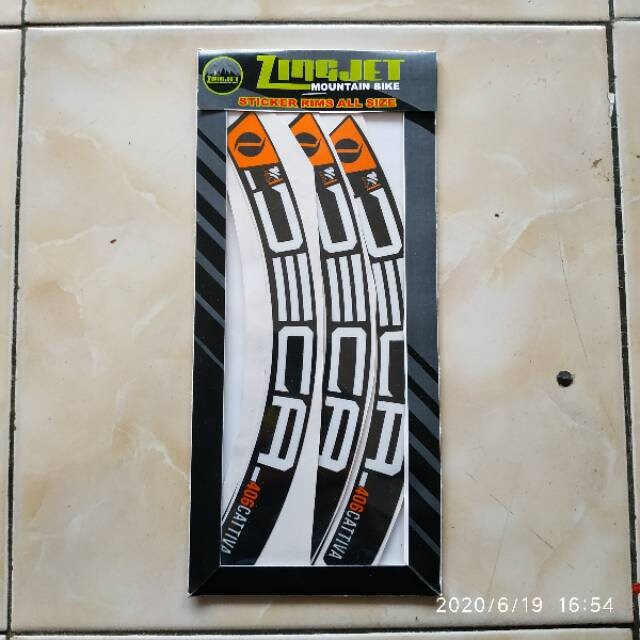 Deca 8pcs Bike Rim Decal Stickers High Quality Durable for Bike Wheel ...