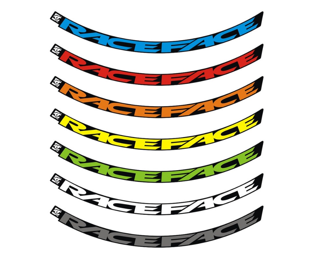 Raceface 12pcs Mountain Bike Rim Decal Stickers High Quality Durable