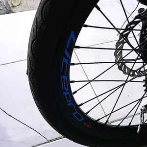 Deca 8pcs Bike Rim Decal Stickers High Quality Durable for Bike Wheel ...