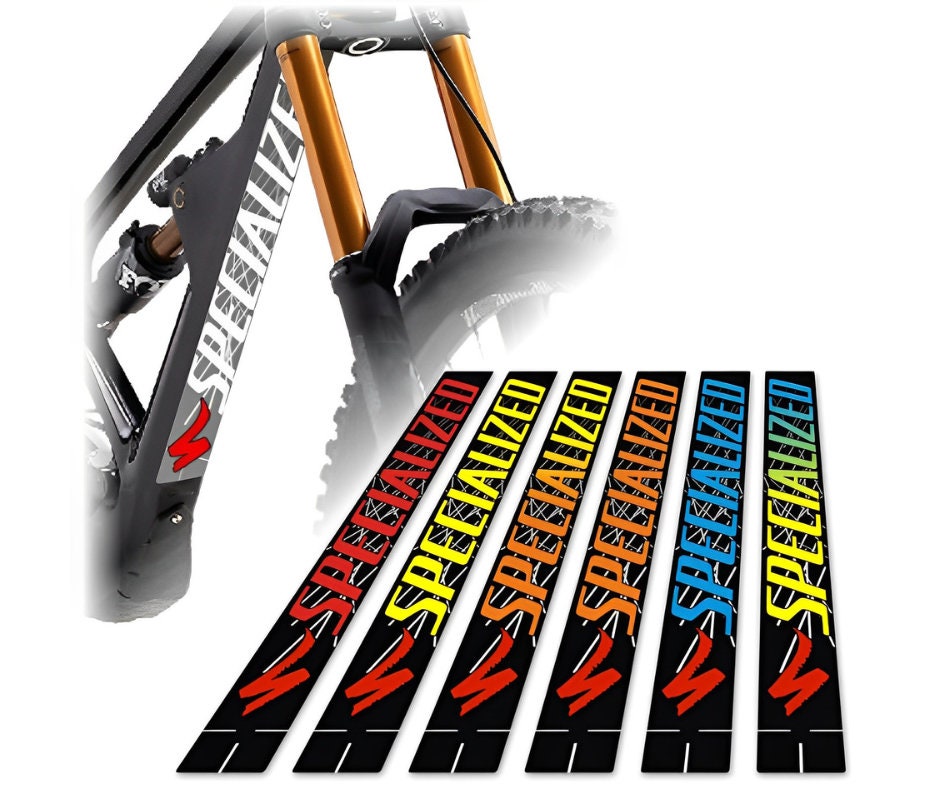 Specialized 2pcs Mountain Bike Downtube Decal Stickers High Etsy
