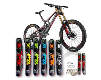 Fox • Protector de horquilla para bicicleta de montaña para protección de bicicletas MTB DOWNHILL TRAIL - Bridas para cables gratis