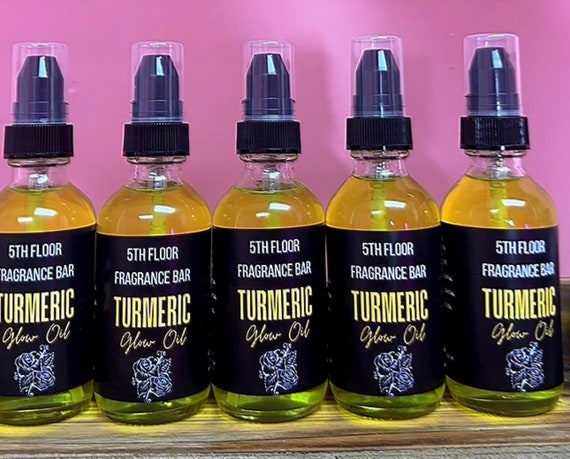 Turmeric Glow Oil- 2oz. Sensitive Skin, Moisturizing Skin Brightening