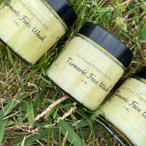 Turmeric Face Wash- 2oz. Sensitive Skin, Moisturizing Skin Brightening