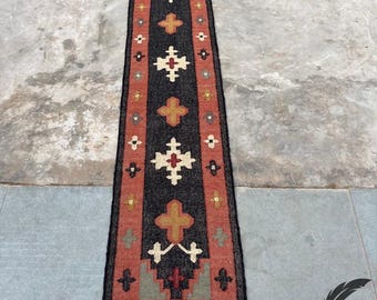 Handmade Jute Stair Runner: Eco Friendly Vegan Hemp Rug