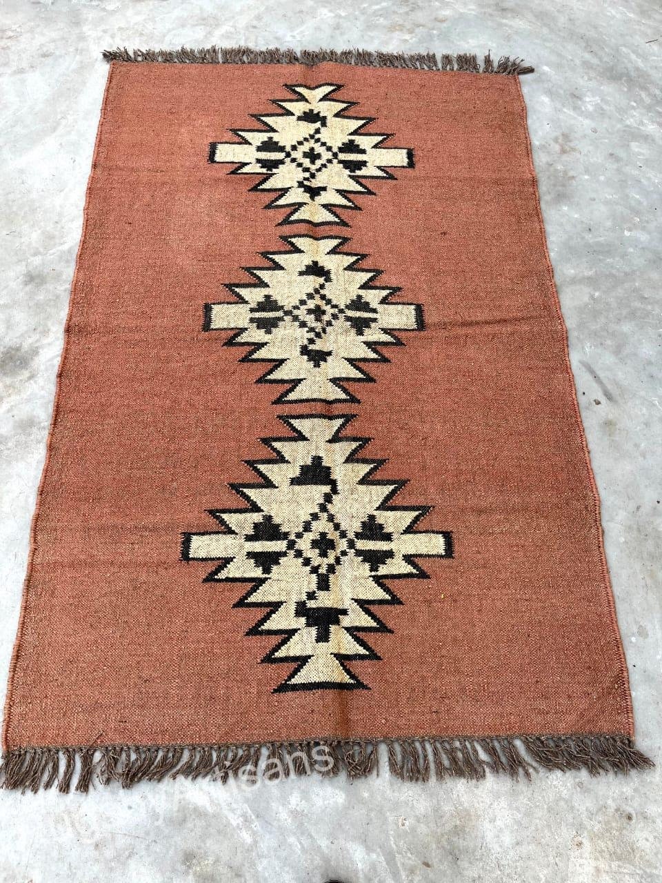 Kilim Wool and Jute Rugs, Jute Wool Rug Living Room,bowen Flatweave