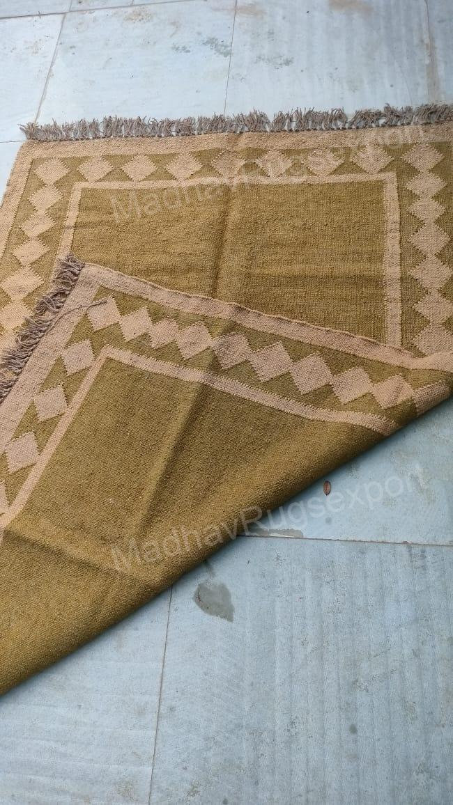 Kilim Wool and Jute Rugs, Jute Wool Rug Living Room,bowen Flatweave