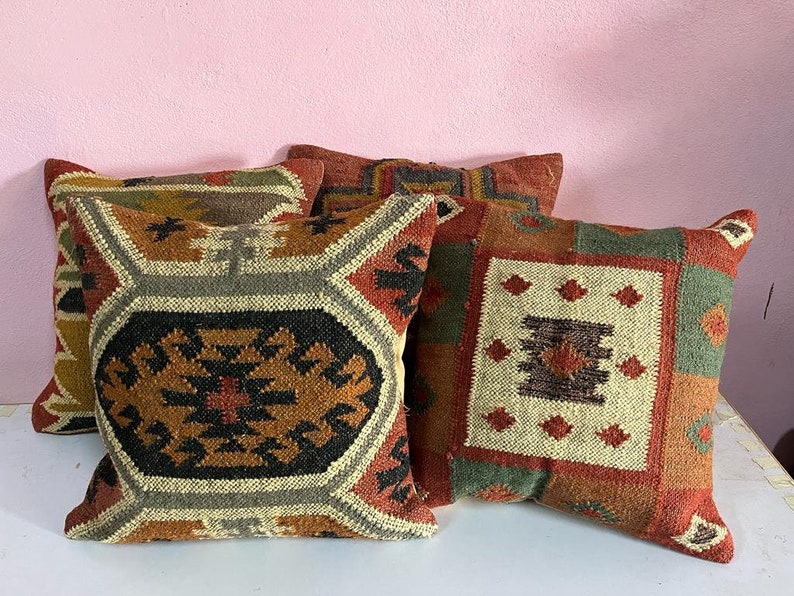 Outdoor Kissen 35x35cm 4er Set - Wasserdichte Kissenbezüge Mit Verstecktem Reißverschluss