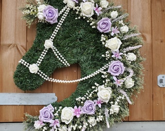 Horse head wreaths