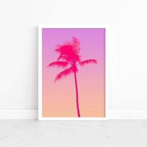 Palm Tree Photo, Palm Tree Printable, Palm Tree Wall Art, Palm Tree Art, Print Art, Printable Art, Palm Springs, Palm Art