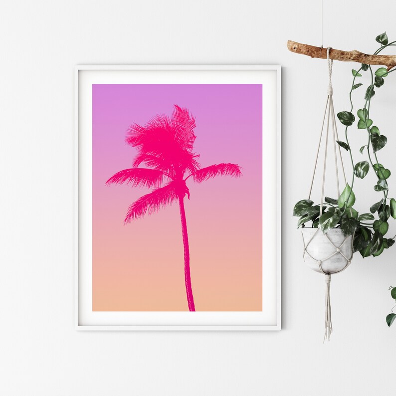 Palm Tree Photo Palm Tree Printable Palm Tree Wall Art Palm - Etsy