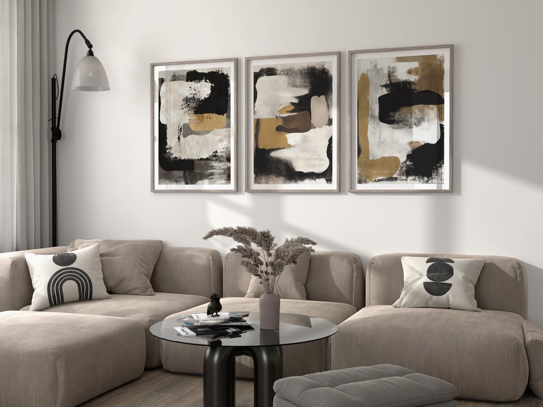 Picture Idea: Japandi Wall Art 3 Piece Wall Art