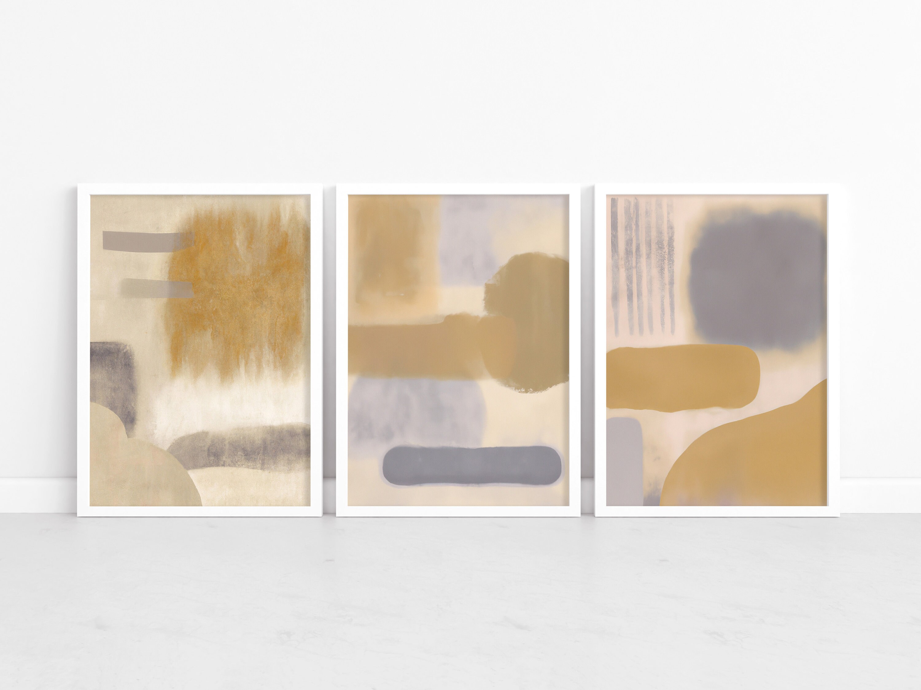 Curated visual reference: Curated Abstract Wall Art Nordic Style Gallery View 42