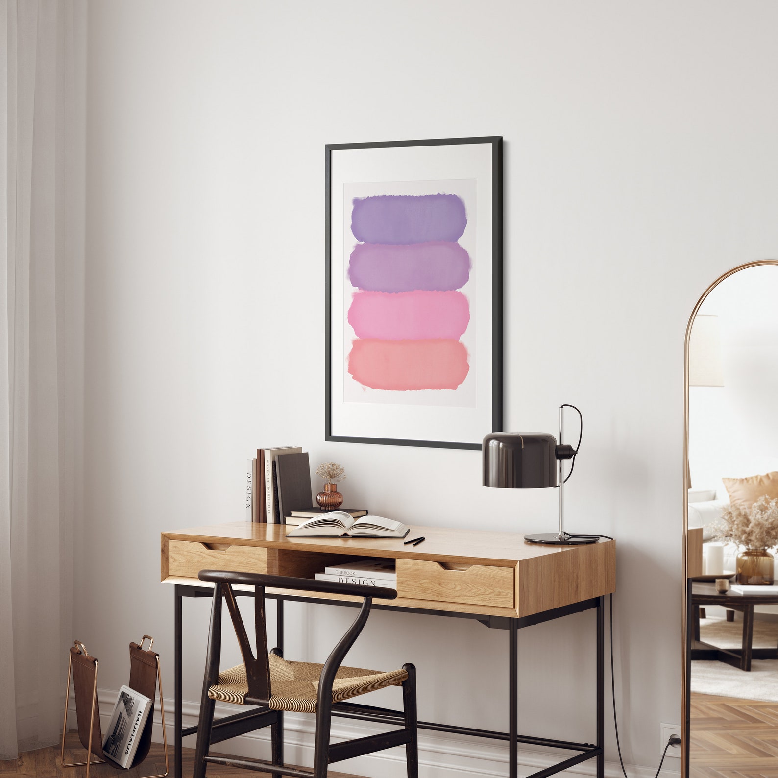 Printable Wall Art Purple Nursery Wall Art Abstract Wall Etsy