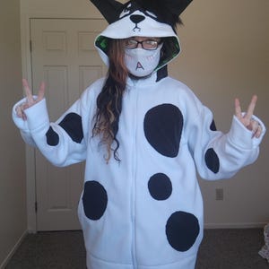 Custom fursona character hoodie