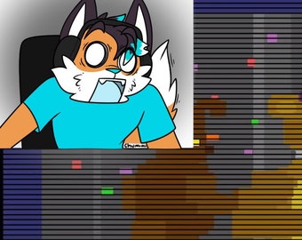 La morsure de 87 meme fursona oc YCH