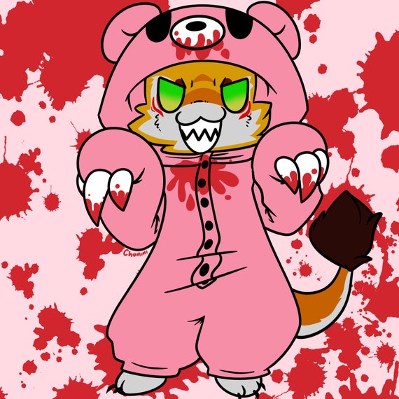 Gloomy Inspired Cosplay Bear Kigurumi Fursona Oc Ych Etsy