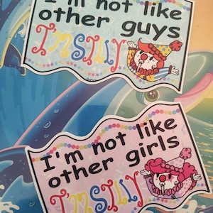 I&#39;m silly clown sticker