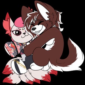 Plush hug fursona oc ych