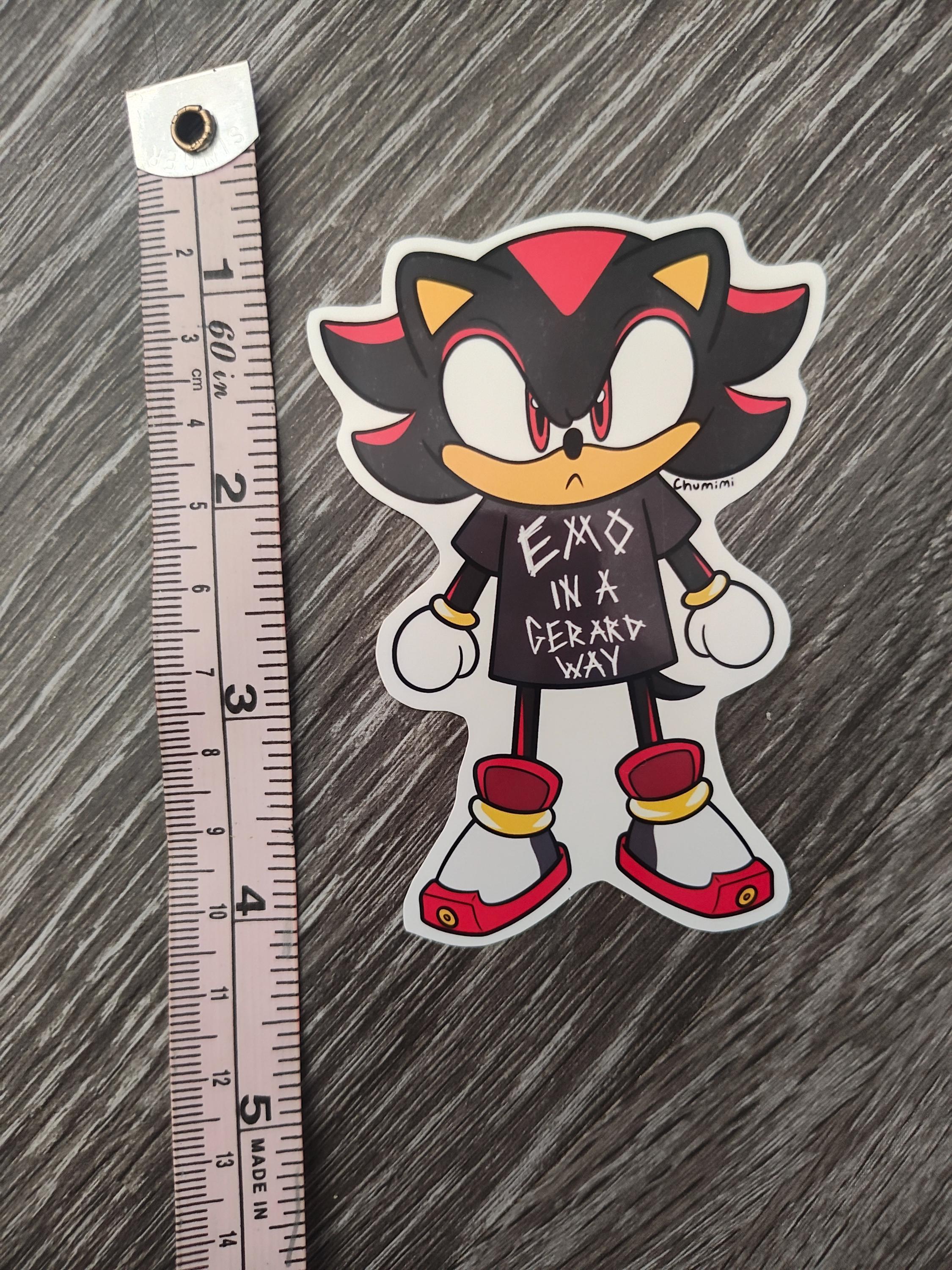 Emo in a Gerard Way Shadow Sticker - Etsy