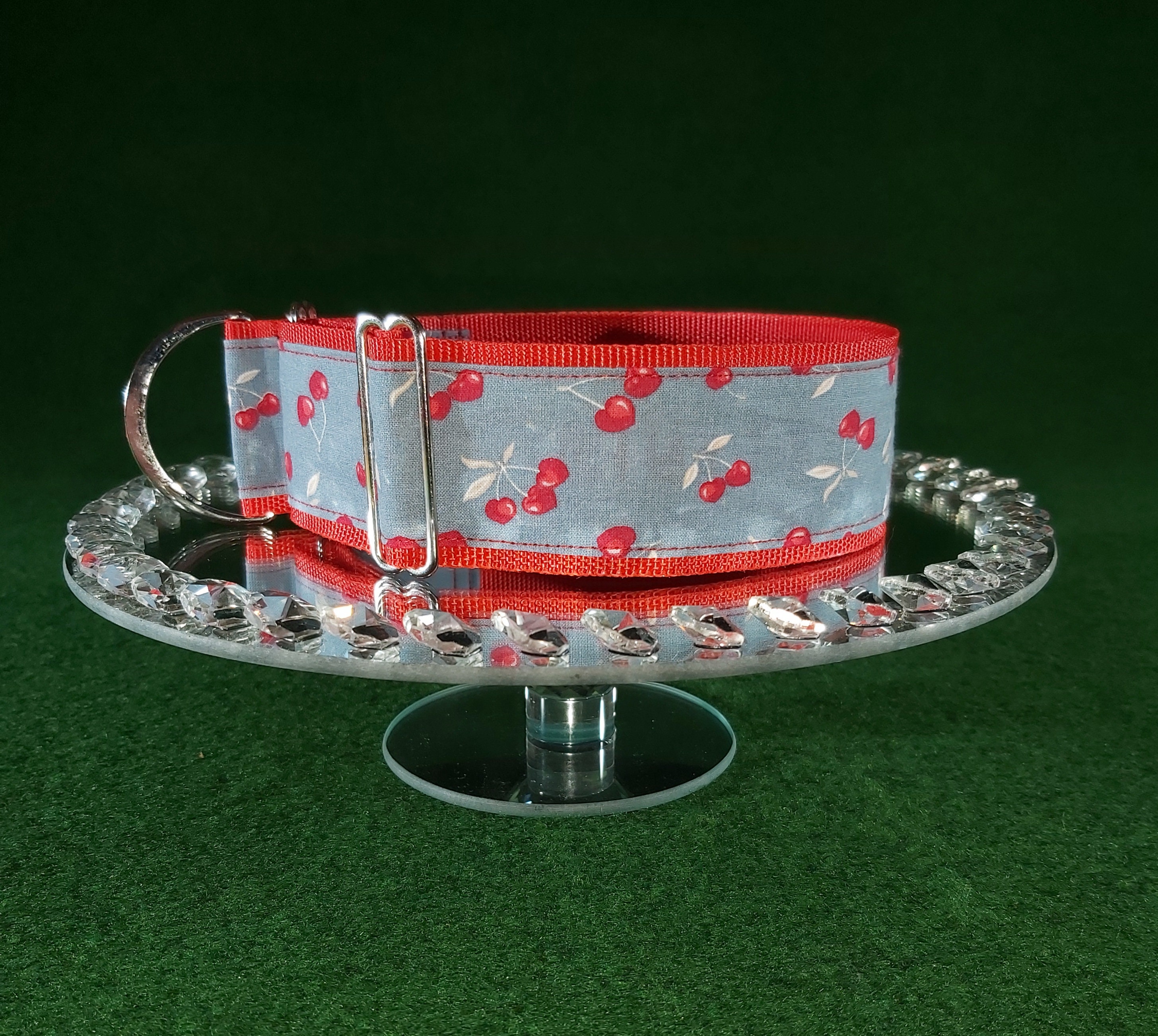 Collier Réglable Pour Chien Le Temps Des Cerises Martingale Rouge