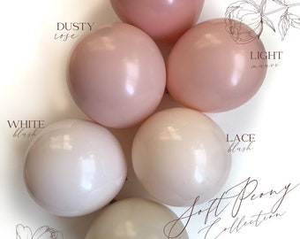 Blush Balloons Garland Arch Kit Metal Matte Balloon DIY 