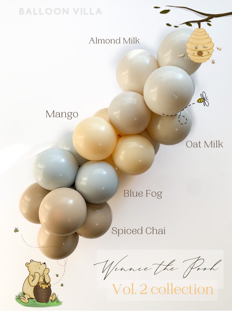 Winnie the Pooh DIY Balloon Garland Arch Kit / Custom High Etsy