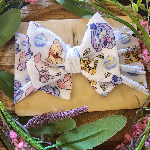 Hundred Acre Woods inspired headwrap