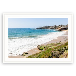 Laguna Beach Art Print, California photograph, ocean view photo, nautical wall art, california coastal photo, beachy home decor