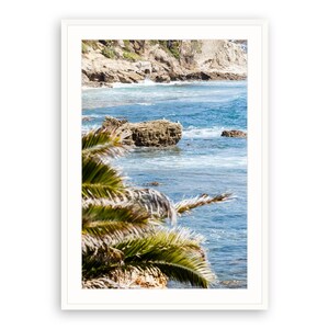 Laguna Beach Art Print, California photograph, ocean view photo, nautical wall art, California coast photo, beachy home decor