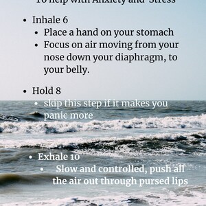 Worksheets for deep breathing and Mindfulness