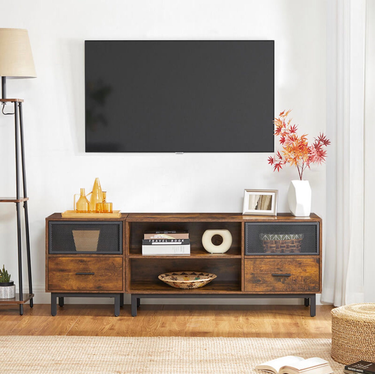 Meuble Tv en Bois et Métal