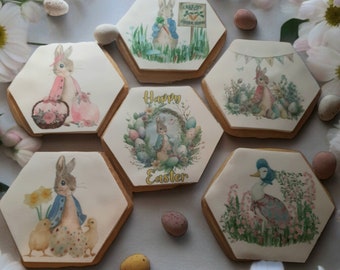 Easter themed short bread biscuits