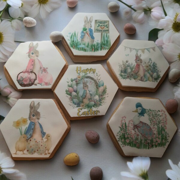 Easter themed short bread biscuits