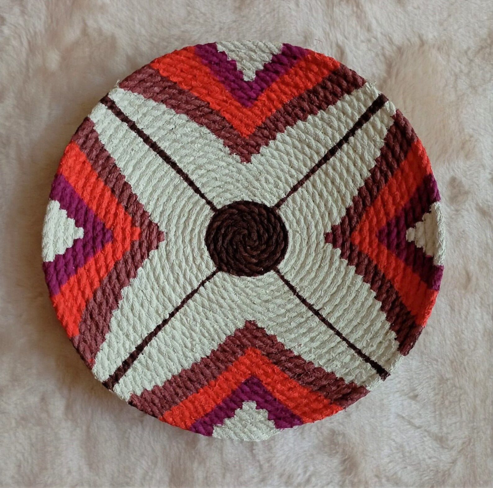 Handmade African Wall Plate Decor Set: Boho Woven Basket Art - Etsy