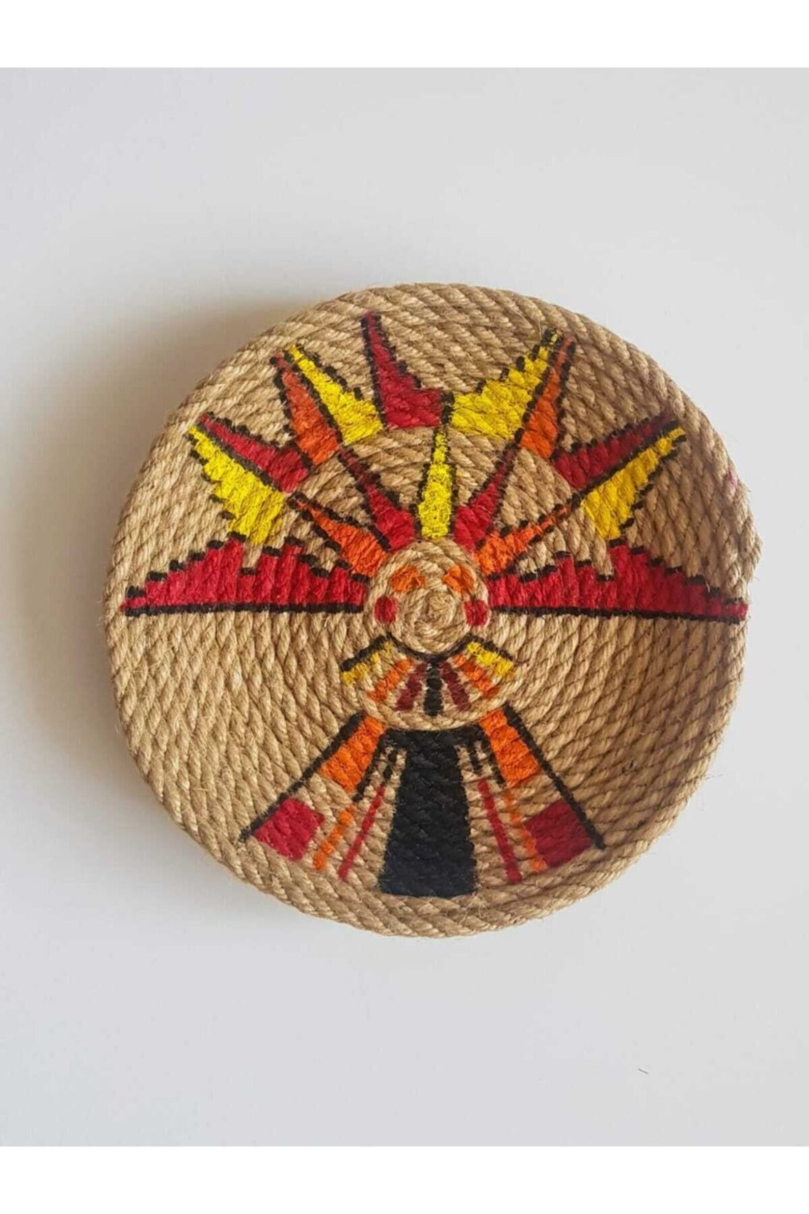 Handmade African Wall Plate Decor Set: Boho Woven Basket Art - Etsy