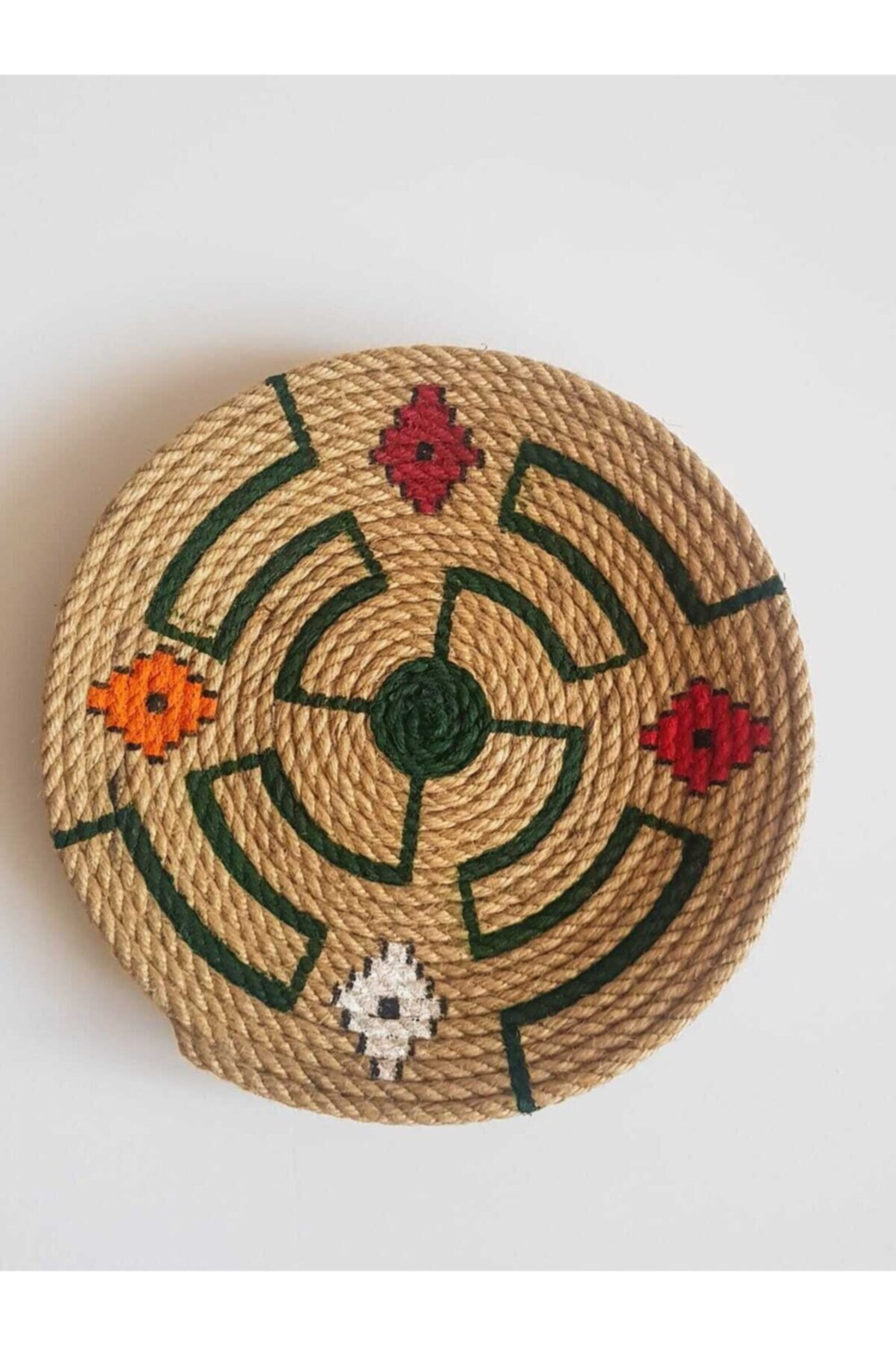 Handmade African Wall Plate Decor Set: Boho Woven Basket Art - Etsy
