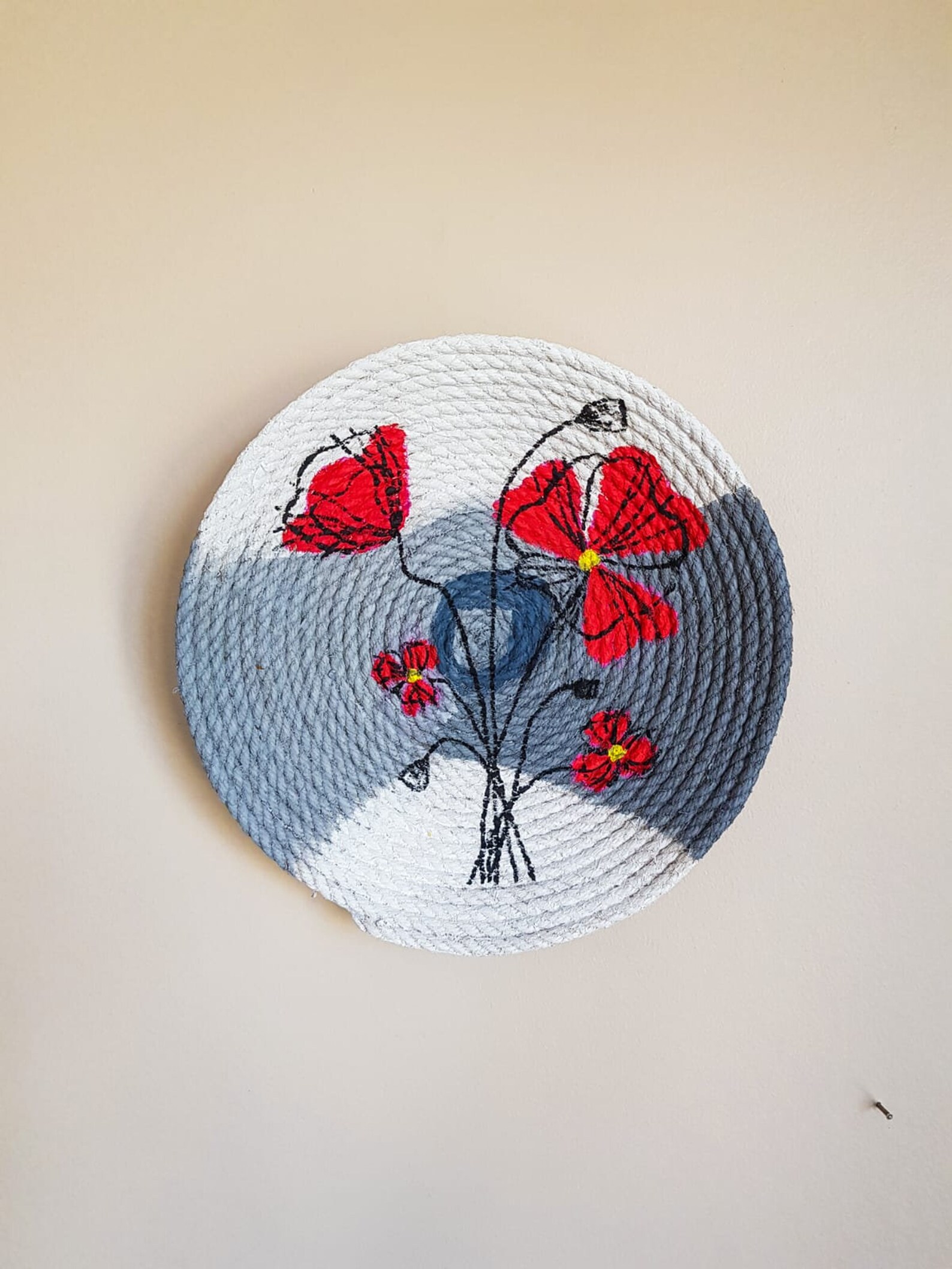 Handmade African Wall Plate Set: Boho Woven Basket Decor - Etsy