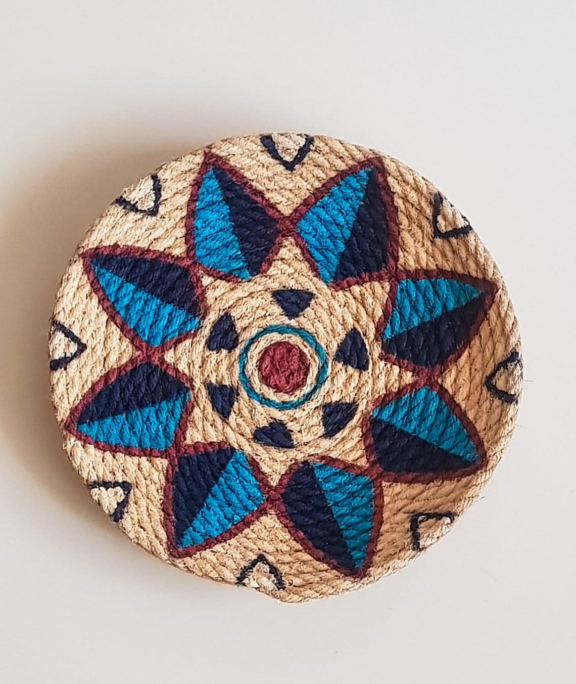 Decor Set of 5 African Plates, Wall Plate, Boho Wall Decor, African