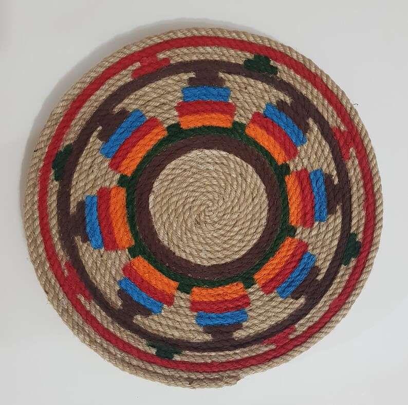 Handmade African Wall Plate Decor Set: Boho Woven Basket Art - Etsy