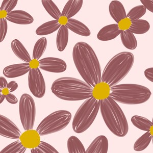 digitally designed Flower pattern Background