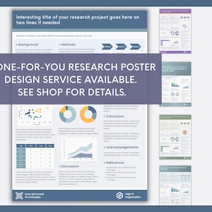 Modern Scientific Research Poster Template | Canva + PowerPoint | Clinical & Academic Conference Poster | Teal and Navy | A0 Portrait image 8