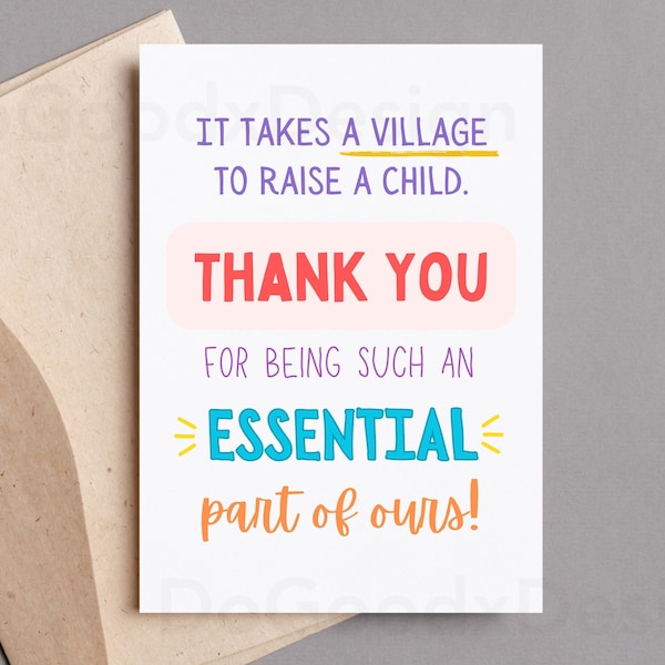 Appreciation Card - Etsy