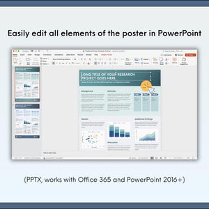 modern A0 academic poster template editable in powerpoint