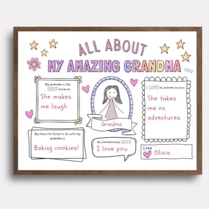Einfach DIY Geschenk für Oma Muttertag Geschenk | Einfache handgemachte Oma Geburtstagskarte von Malseite für Mimi und Nana