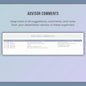 phd and grad student advisor notes