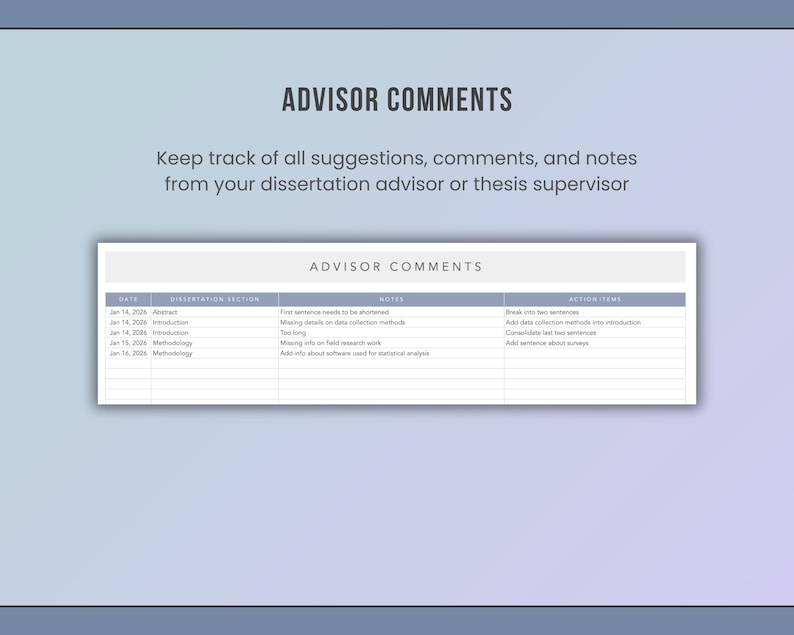 phd and grad student advisor notes