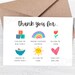 Printable Thank You Card for Daycare Teachers Nursery Teacher &amp; ECE ...
